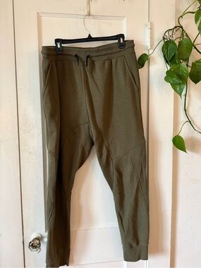 Primark Olive Drawstring Joggers - Men's Casual Sweatpants size L